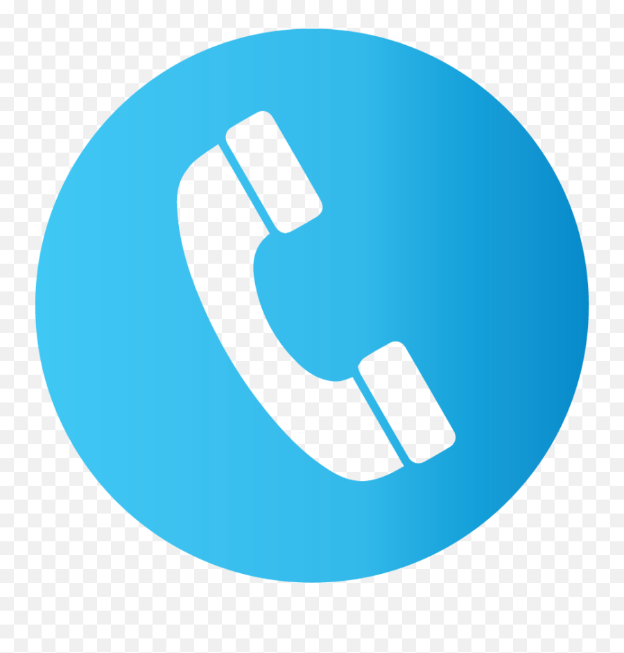 Blue Phone Logo - Transparent Background Blue Phone Icon Emoji,Phone Logo