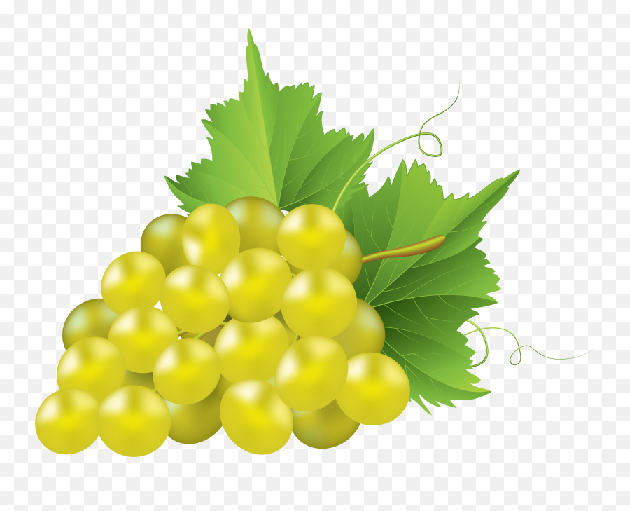 White Grapes Clipart - Clip Art Library Emoji,Grape Clipart Black And White