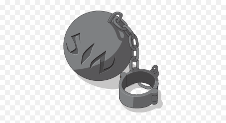 Download Slave Chains Png - Ball And Chain Clip Art Full Ball And Chain Sin Emoji,Chains Png