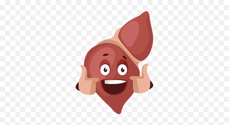 Best Premium Happy Liver Illustration Download In Png Emoji,Happy Icon Png