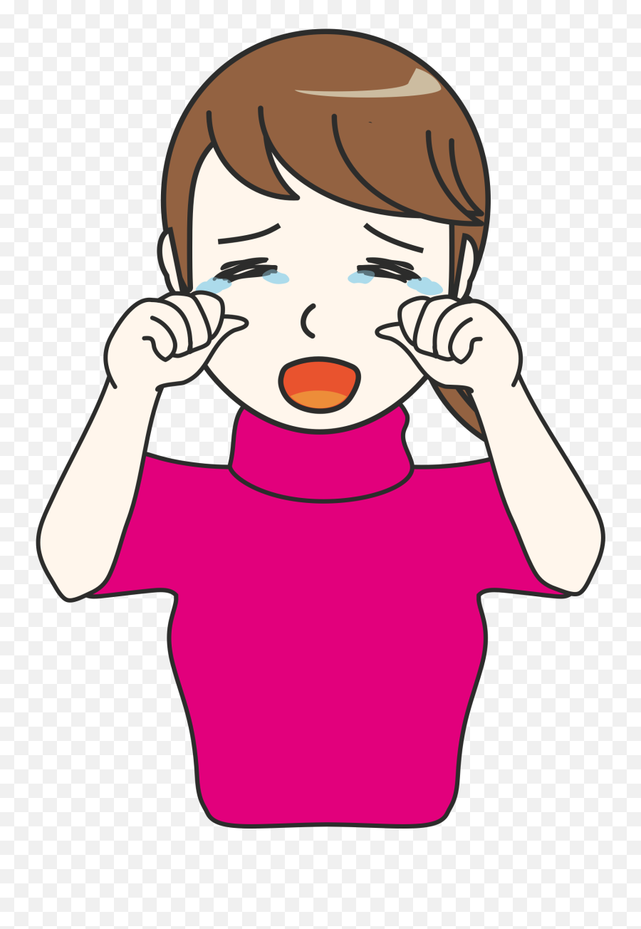 Crying Clipart Autism Girl Crying - Crying Girl Clipart Gif Emoji,Crying Clipart