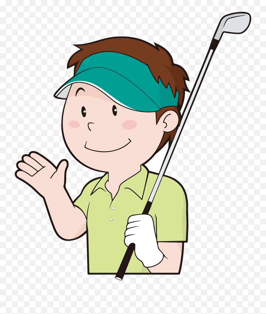 Golfer Clipart Free Download Transparent Png Creazilla Emoji,Golf Club Clipart