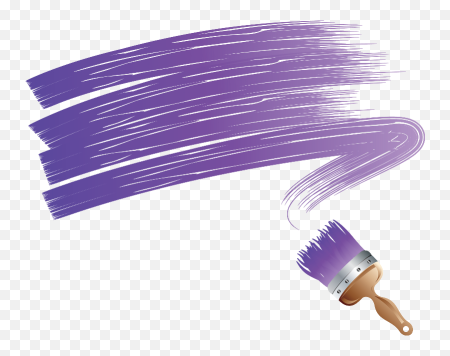Free Download Paint Brush Purple Clipart Paint Brushes - Transparent Purple Paint Brush Png Emoji,Purple Clipart