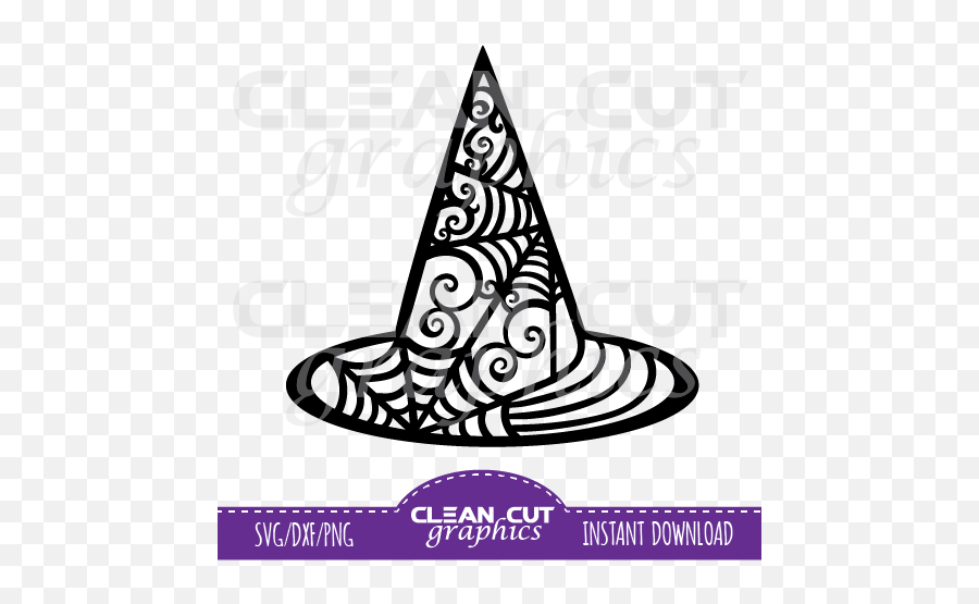 Witch Hat Svg Png Image With No - Witch Hat Svg Free Emoji,Witch Hat Transparent