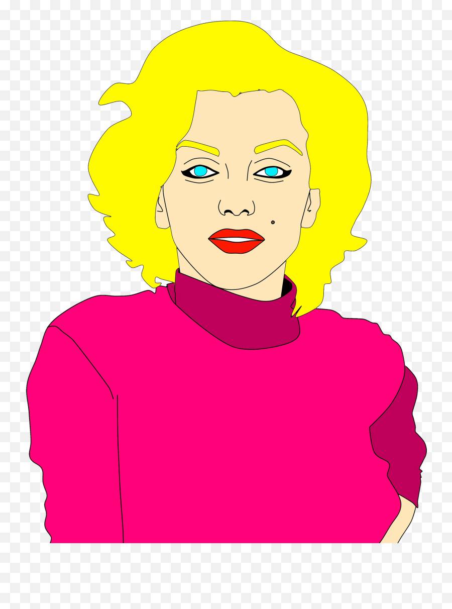 Marilyn Monroe Clipart - Illustration Emoji,Marilyn Monroe Clipart
