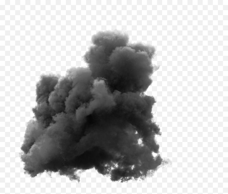 Nuclear Bomb - Black Smoke Transparent Bakgrund Emoji,Mushroom Cloud Png