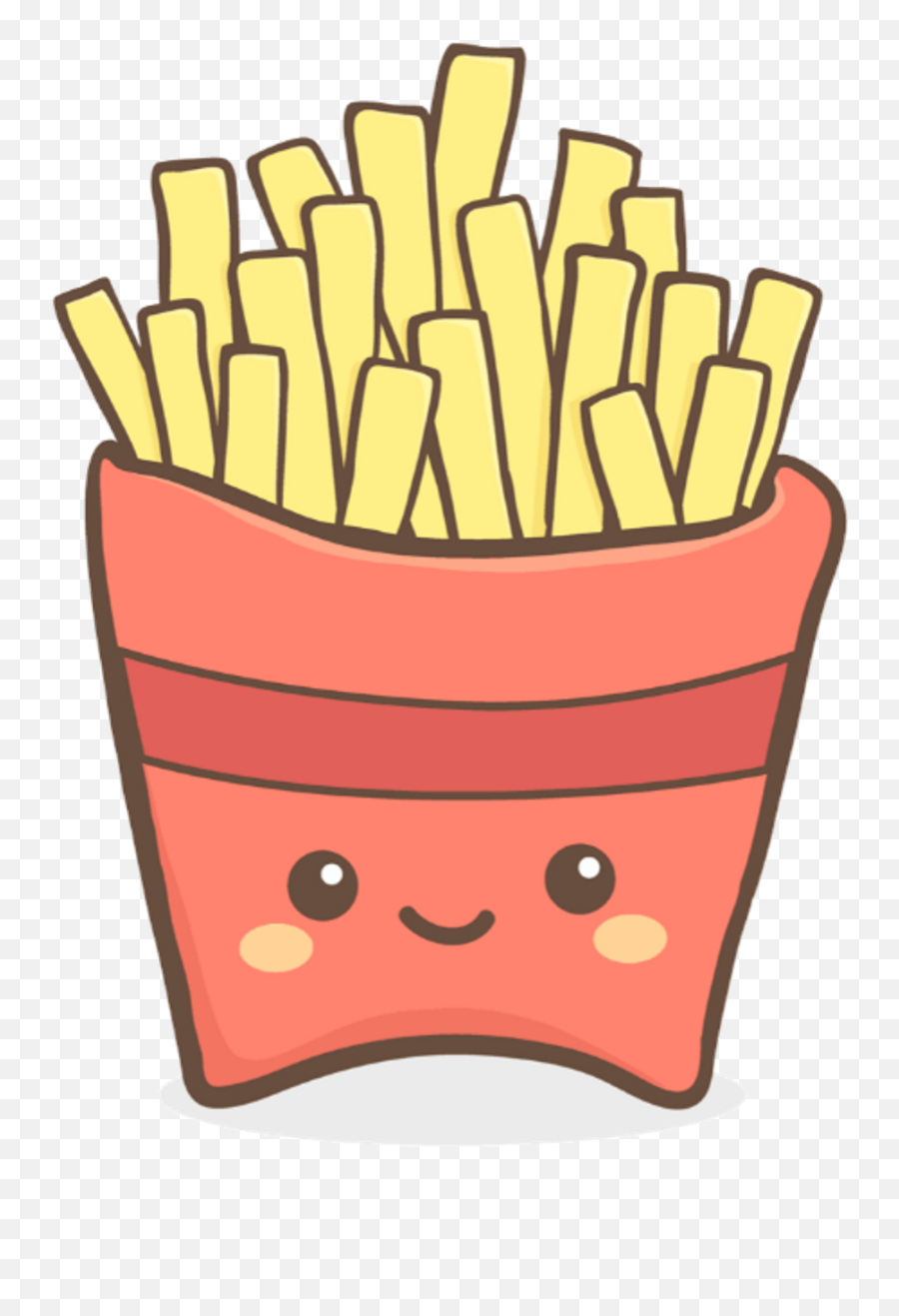Cartoon Kawaii Fast Food Png Image With - Food Cartoon Drawings Emoji,Food Png