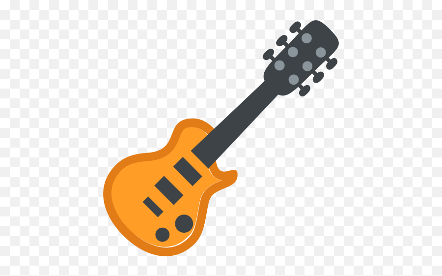 Guitar Emoji High Definition Big - Guitar Emoji,Music Emoji Png