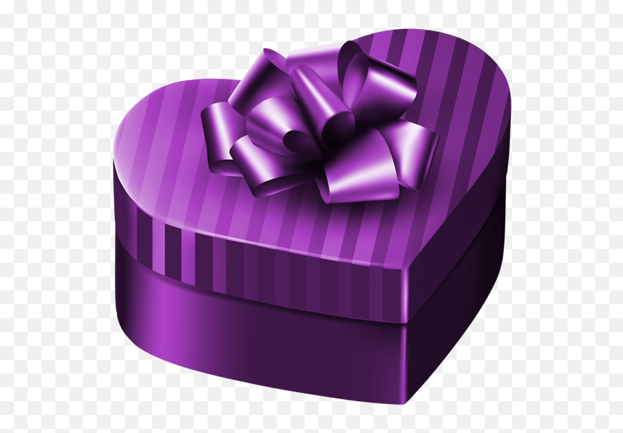 Gift Box Png - Present Box Clipart Purple Emoji,Gift Box Clipart