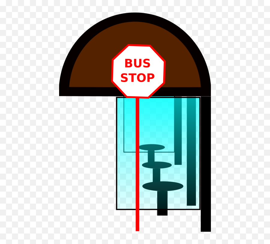 Banner Royalty Free Stock Bus Stop - Bus Stop Clip Art Emoji,Stop Sign Clipart
