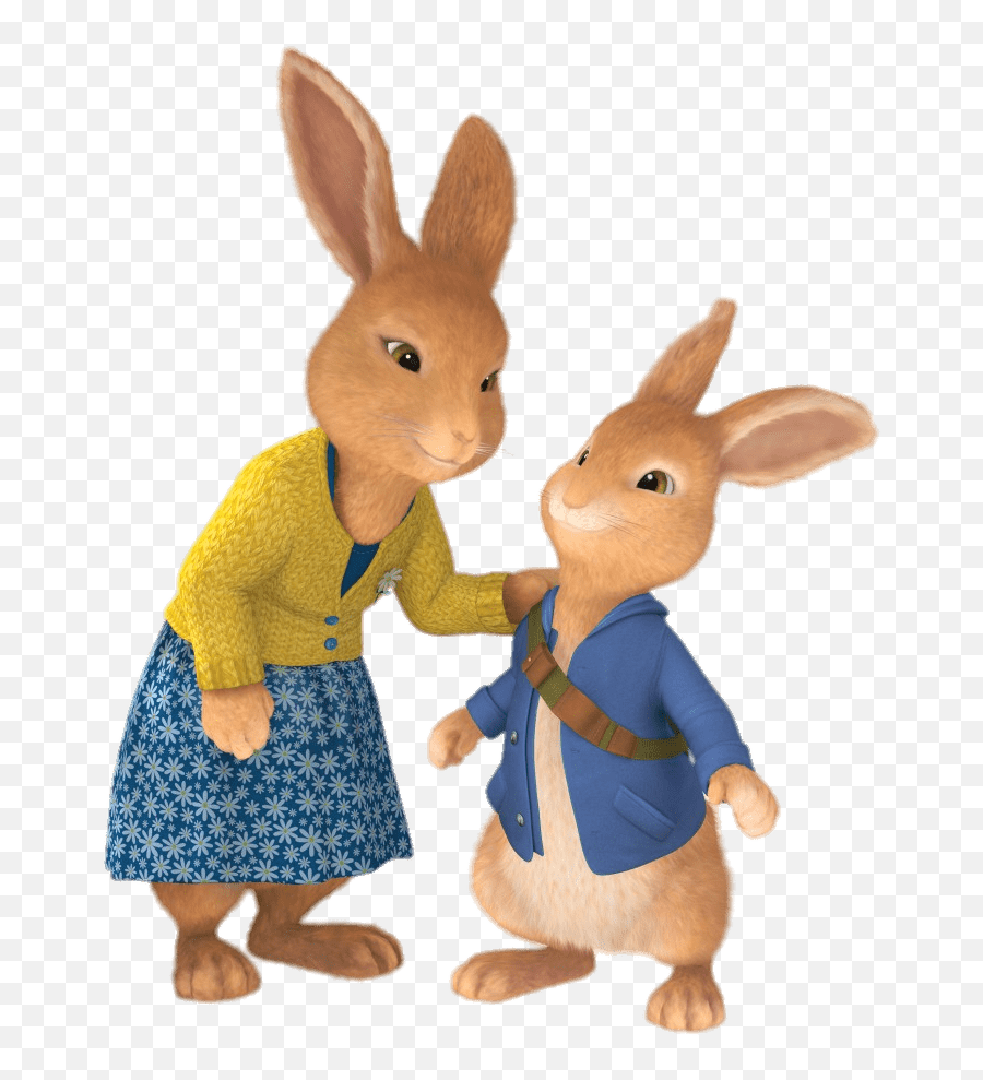 Peter Rabbit And Mum Transparent Png - Peter Rabbit Cartoon Peter Rabbit Emoji,Peter Rabbit Png