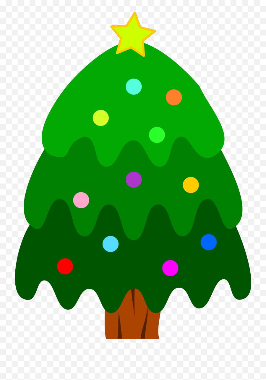 Free Clip Art Christmas Tree By Jimyeh Emoji,Christmas Tree Star Png