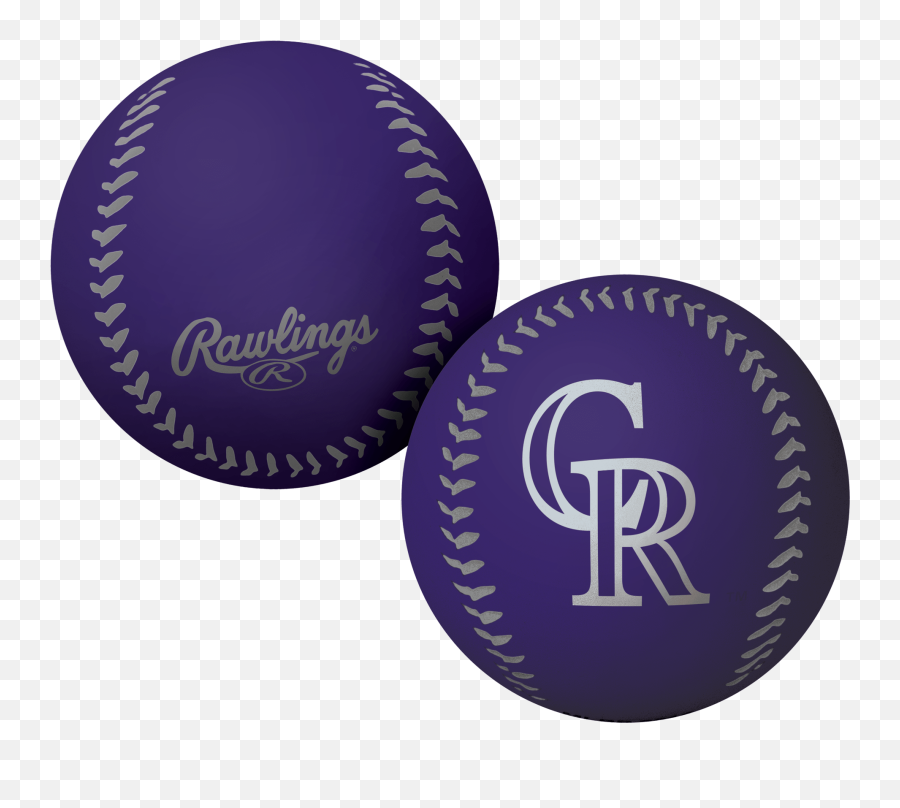 Colorado Rockies - Colorado Rockies Purple Baseball Emoji,Colorado Rockies Logo