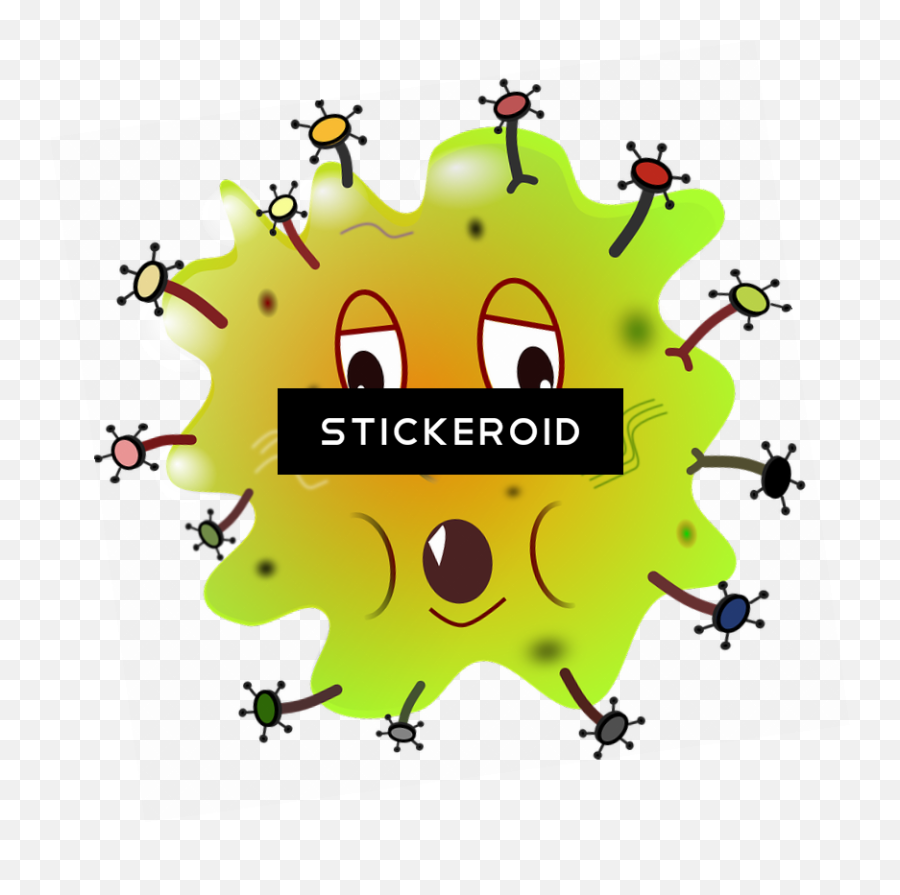 Bacteria Miscellaneous - Clip Art Virus Emoji,Bacteria Clipart