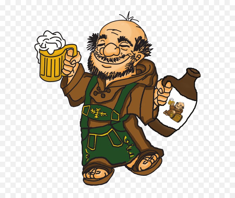 Download Monk Clipart Beer Brewing - Making Beer Cartoon Png Emoji,Making Clipart