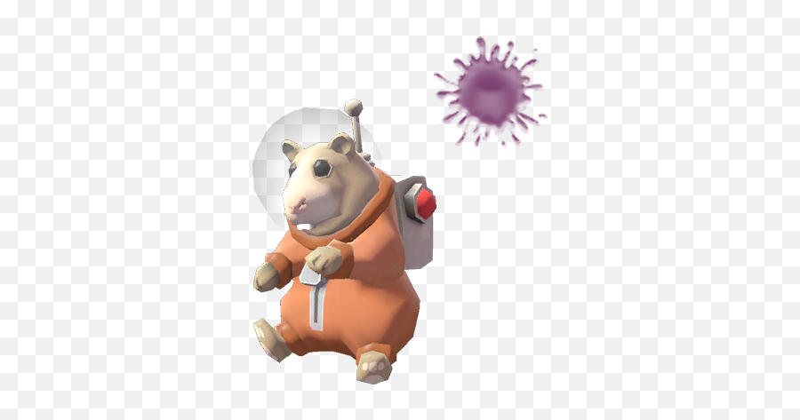 Strange Space Hamster Hammy - Team Fortress 2 Ingame Items Emoji,Harambe Clipart