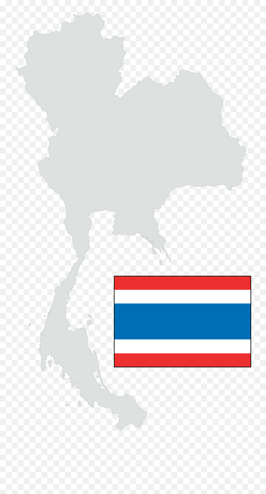 Thailand Map Png Free Download Png All Emoji,Thailand Flag Png