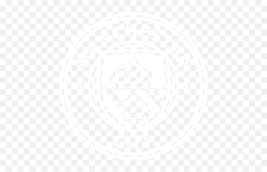 Download Manchester City Fc Logo - Manchester City White Logo Png Emoji,Manchester City Logo
