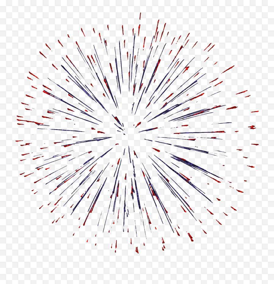 Fireworks Icon Transparent Background - Transparent Red White And Blue Fireworks Png Emoji,Fireworks Transparent Background