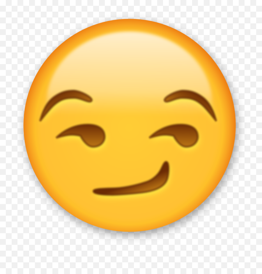 Winking Emoji Clip Art - Transparent Smirk Emoji Png,Emoji Clipart