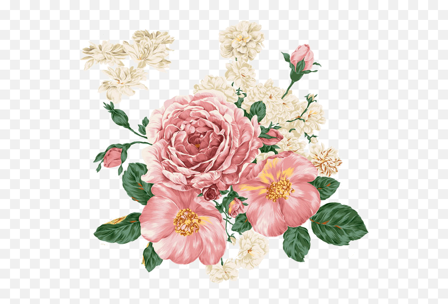 Watercolor Roseflower Drawingsprintable Paperprintable - Vaporwave Aesthetic Flowers Emoji,Watercolor Flowers Transparent Background