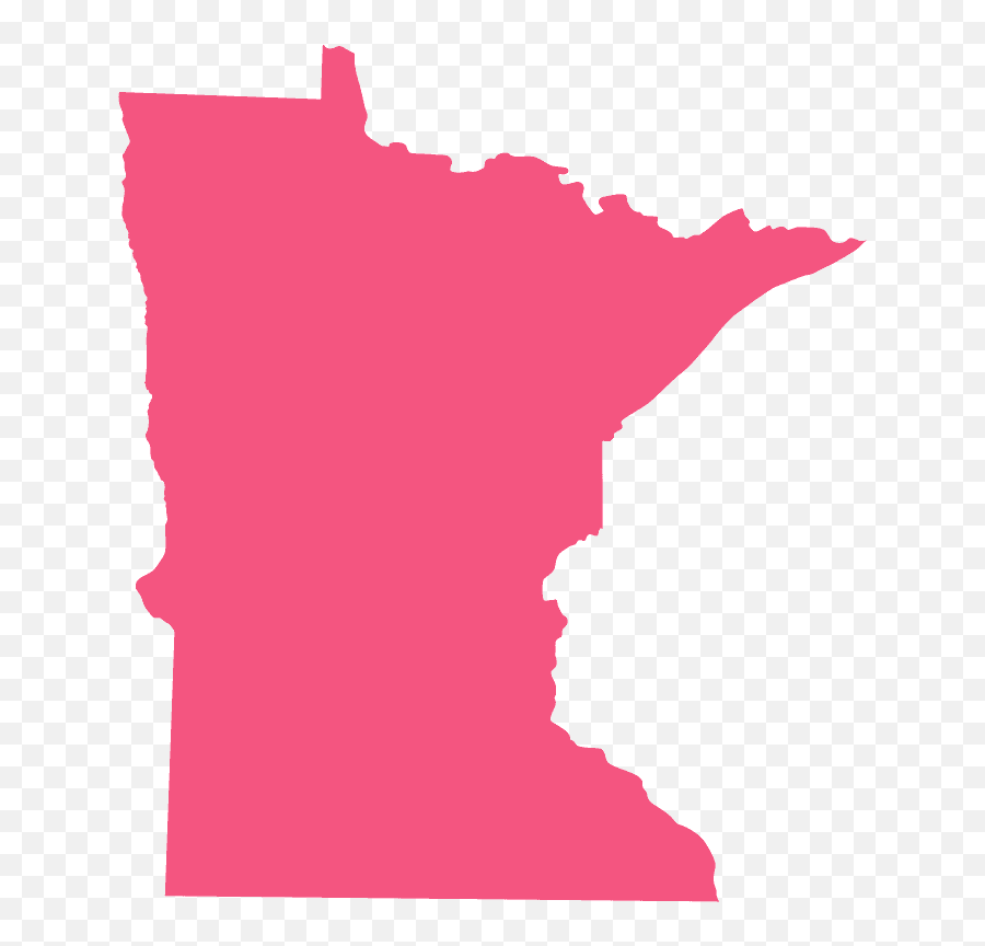 Minnesota Map Silhouette - Minnesota State Vector Emoji,Minnesota Png