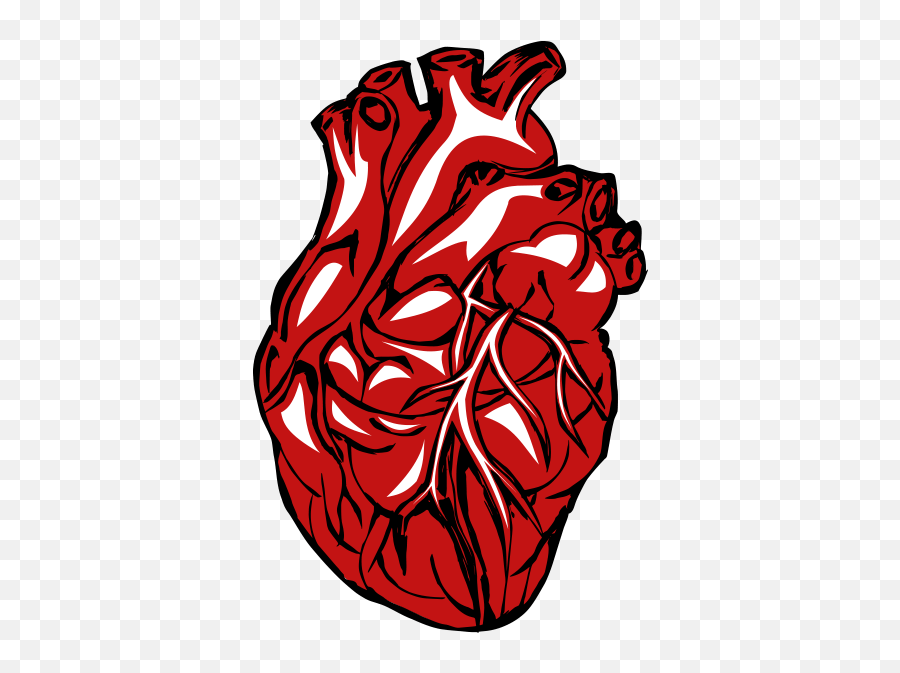Download Real Heart Png Clipart - Gambar Animasi Jantung Lucu Emoji,Real Heart Png