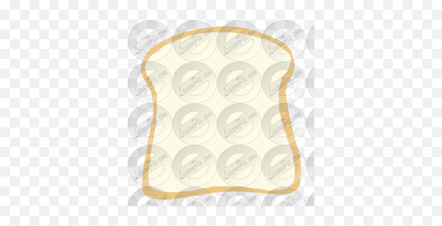 Bread Stencil For Classroom Therapy Use - Great Bread Clipart Dot Emoji,Bread Clipart