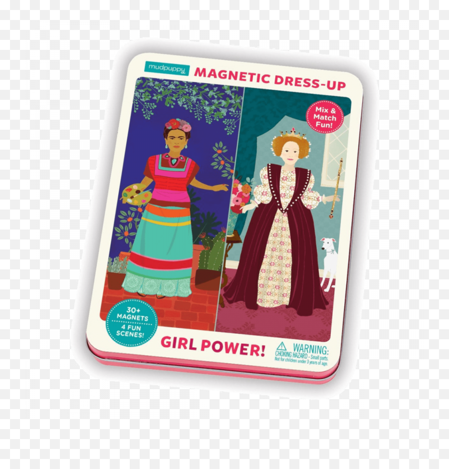 Magnetic Girl Power Dress Up - Mudpuppy Magnetic Build It Girl Power Emoji,Girl Power Png