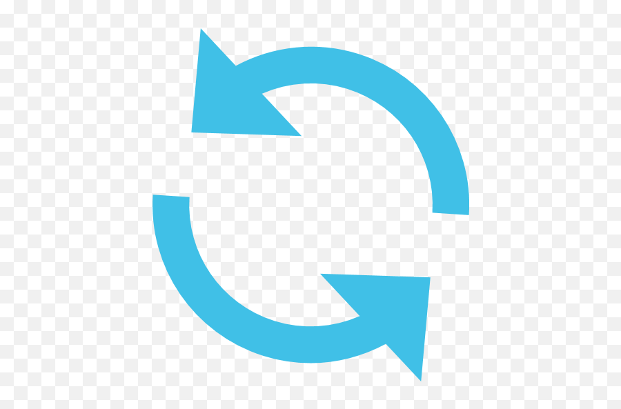 Anticlockwise Downwards And Upwards Open Circle Arrows Id - Arrow Clockwise And Anticlockwise Emoji,Circle Arrow Png