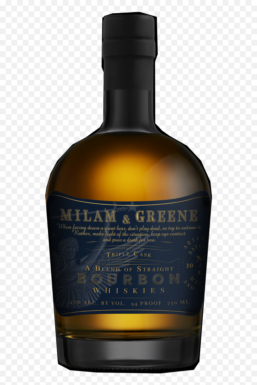 Milam U0026 Greene Triple Cask Blended Whiskey - Barware Emoji,Fireball Whiskey Logo