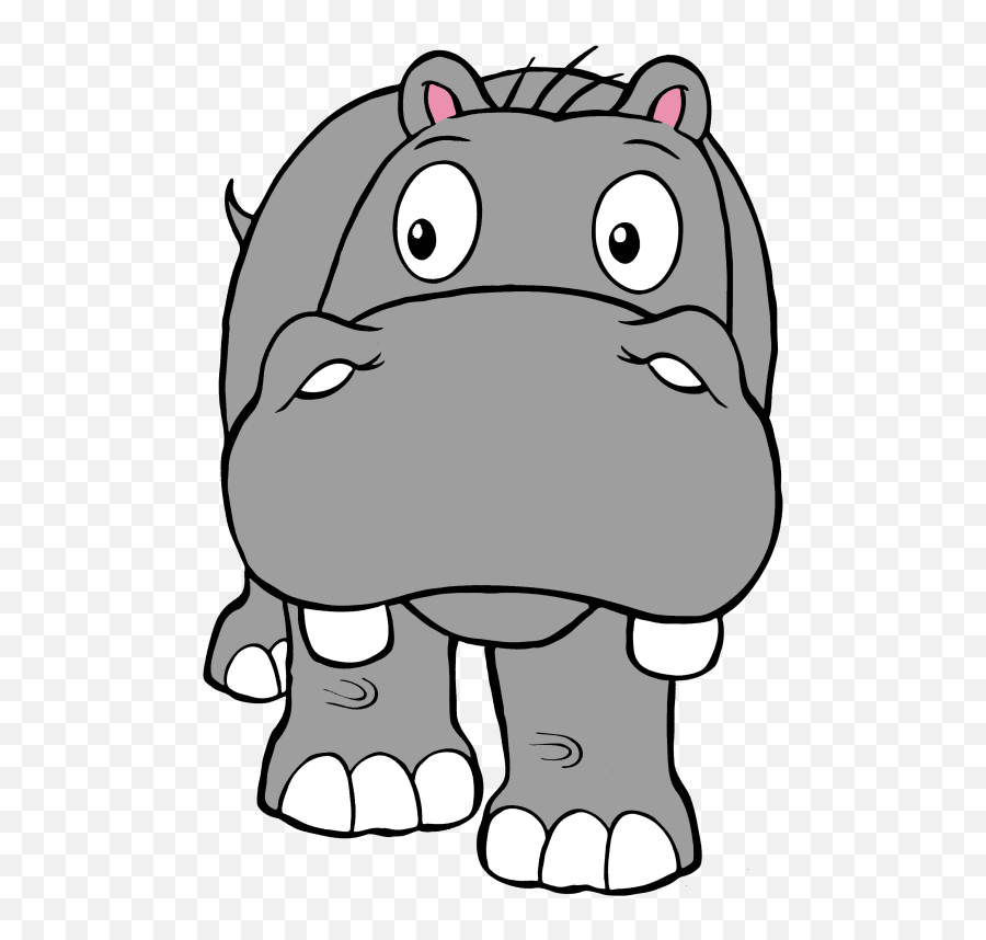 7a - Hippopotamus Clipart Full Size Clipart 1300847 Emoji,Hippopotamus Clipart