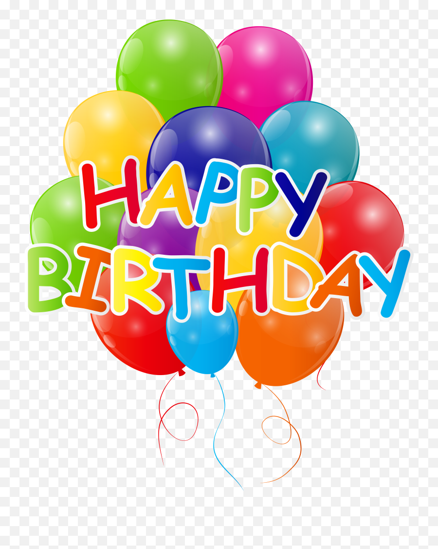Balloons Clipart Happy Birthday - Balloon Emoji,Birthday Balloons Clipart