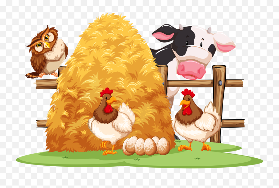 Farm Animals Clipart Png - Farm Animals Hen Clipart Emoji,Farm Animals Clipart