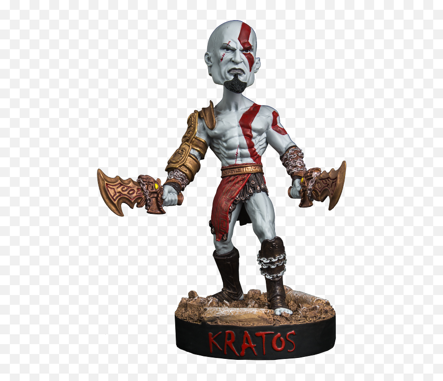 God Of War - Kratos Bobble Head Emoji,Kratos Transparent