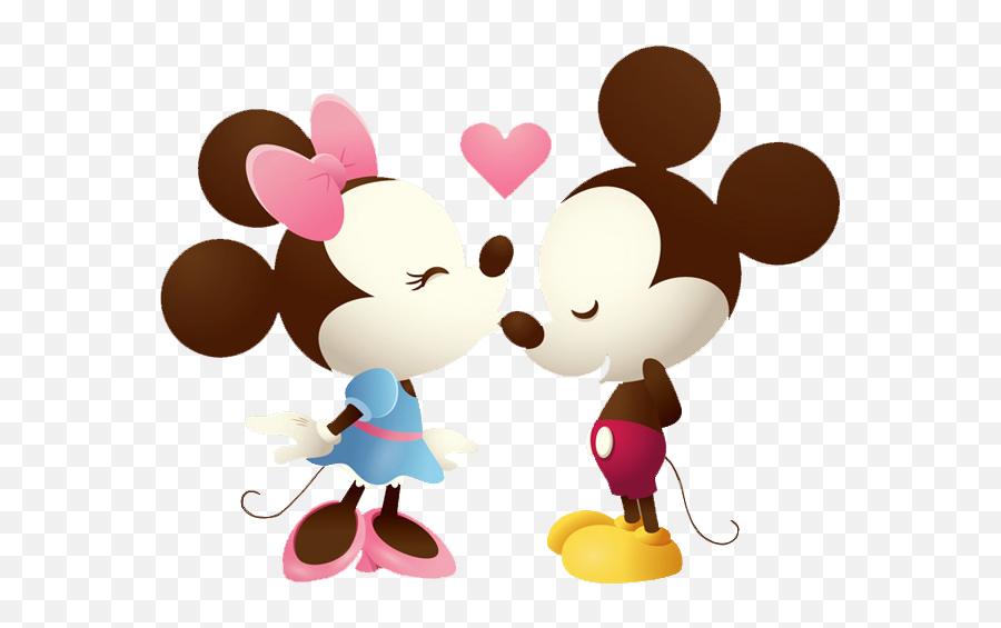 Download Hd Mickey U0026 Minnie Clipart - Cute Mickey And Minnie Emoji,Minnie Clipart