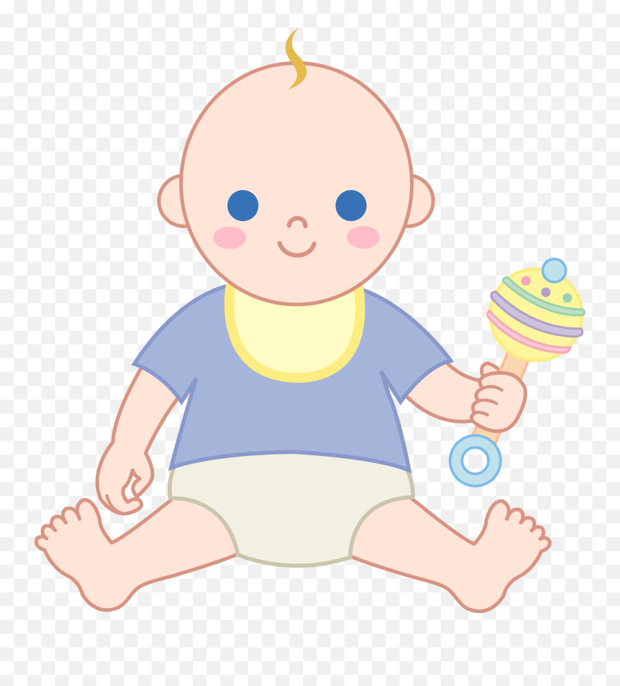 Baby Clipart Disney Babies Clip Art - Baby With Rattle Clipart Emoji,Baby Clipart