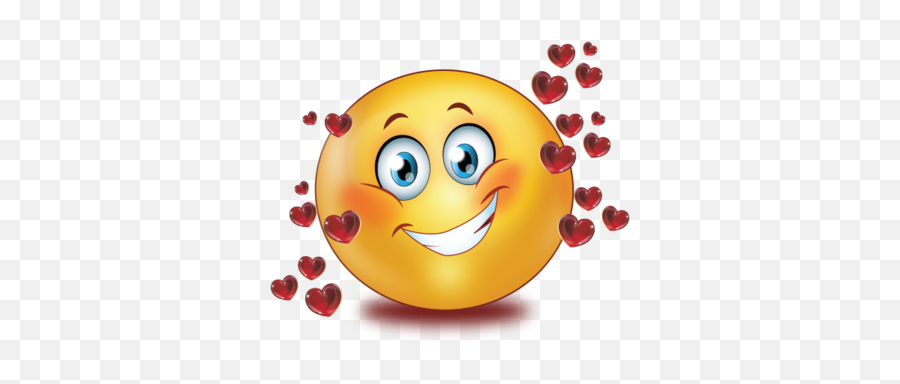 In Love With Red Glossy Hearts Emoji,Facebook Logo Emoji