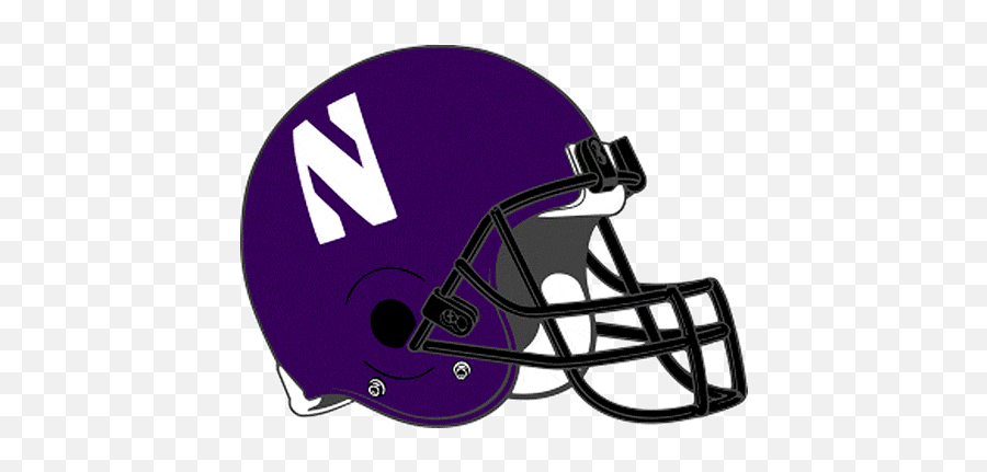 Northwestern Wildcats Helmet - Logo Wisconsin Badgers Football Emoji,Northwestern Logo
