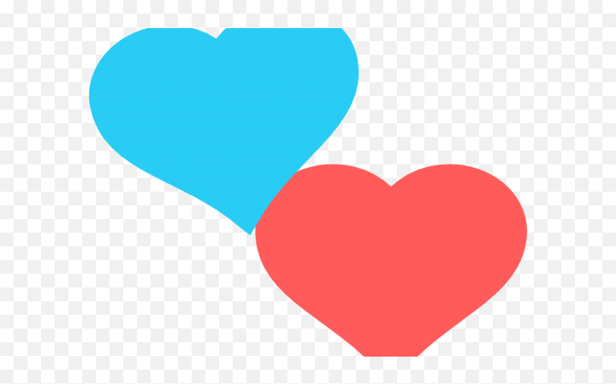 Original - Heart Clipart Full Size Clipart 1613153 Transparent 2 Hearts Clipart Emoji,Red Heart Clipart
