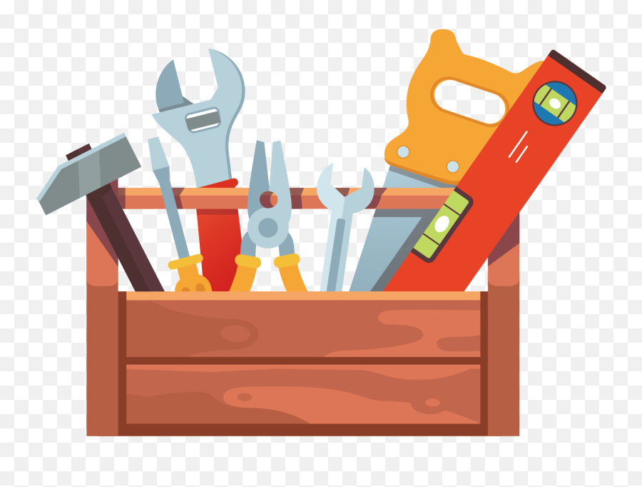 Toy Tool Box Clip Art Png Image With No - Tool Box Clipart Emoji,Toolbox Clipart