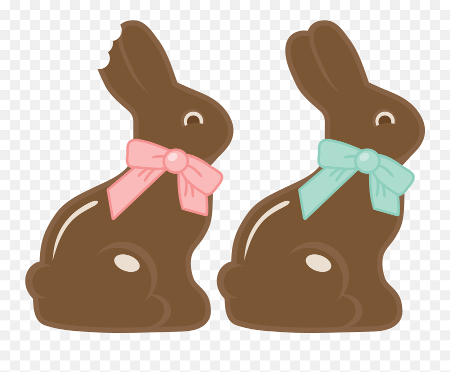 Easter Bunny Chocolate Pops Clipart - Chocolate Bunny Clipart Emoji,Easter Bunny Clipart