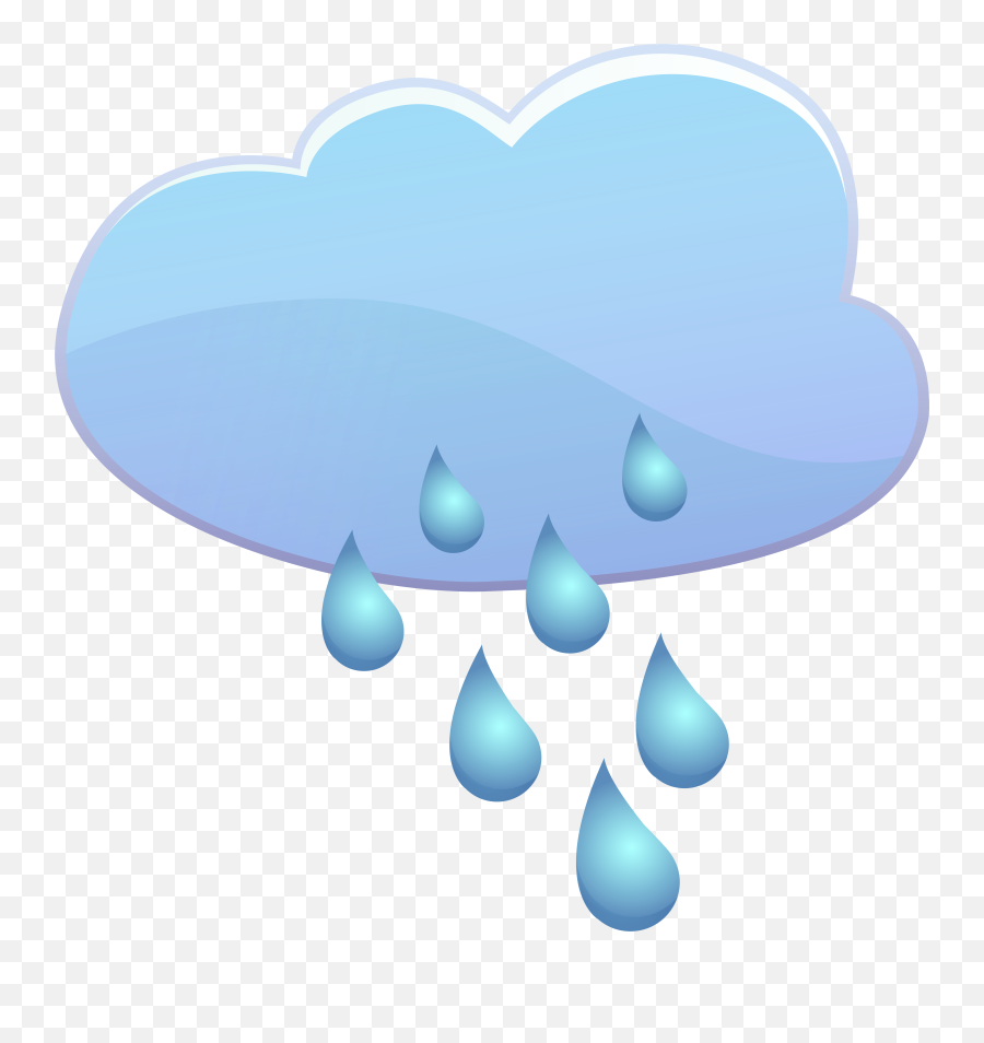 Rain Clipart Icon Transparent Cartoon Emoji,Rain Clipart