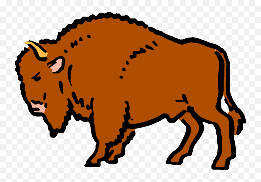 Bison Png - Buffalo Clip Art Emoji,Bison Clipart
