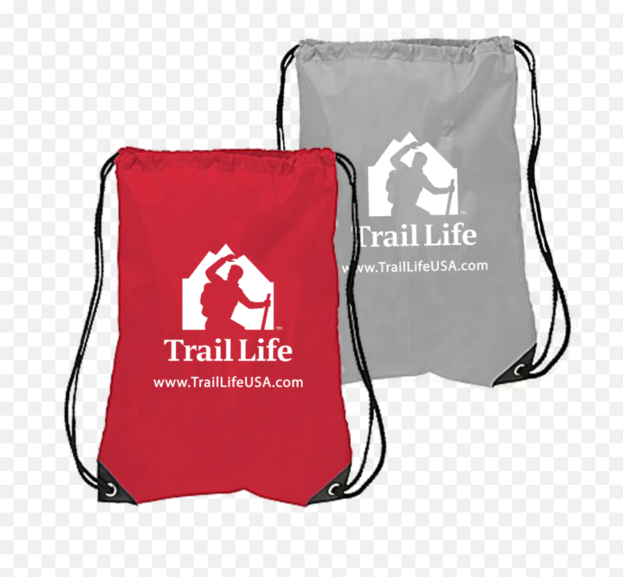 Drawstring Bag - Handbag Style Emoji,Trail Life Usa Logo