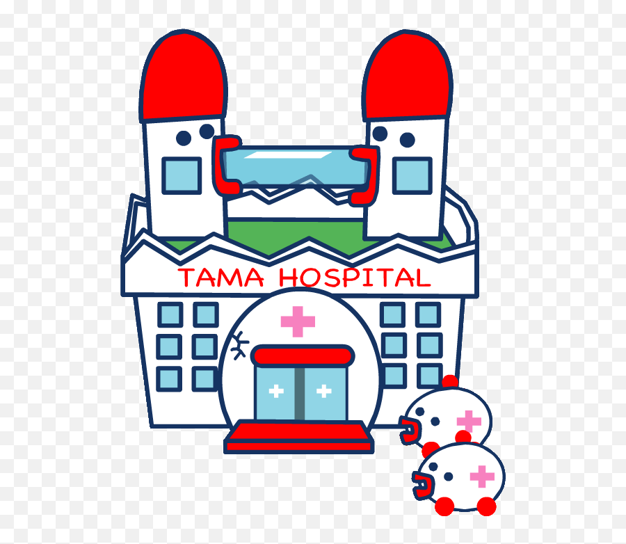 Tamagotchi Hospital - Tamatown Clipart Full Size Clipart Drawing Emoji,Hospital Clipart