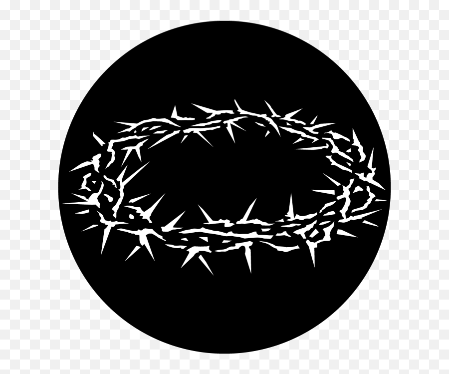 Crown Of Thorns On Black Hd Png - Portable Network Graphics Emoji,Crown Of Thorns Png