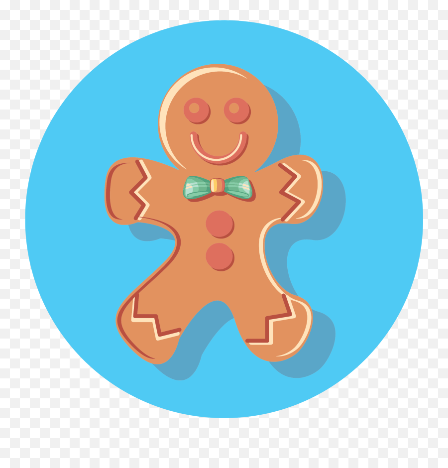 Snack Clipart Icon - Gingerbread Man Icons Transparent Gingerbread Icon Emoji,Snack Clipart