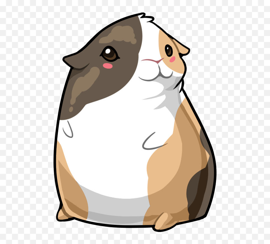 Transparent Guinea Pig Clipart - Drawings Of Cute Guinea Pig Emoji,Guinea Pig Clipart