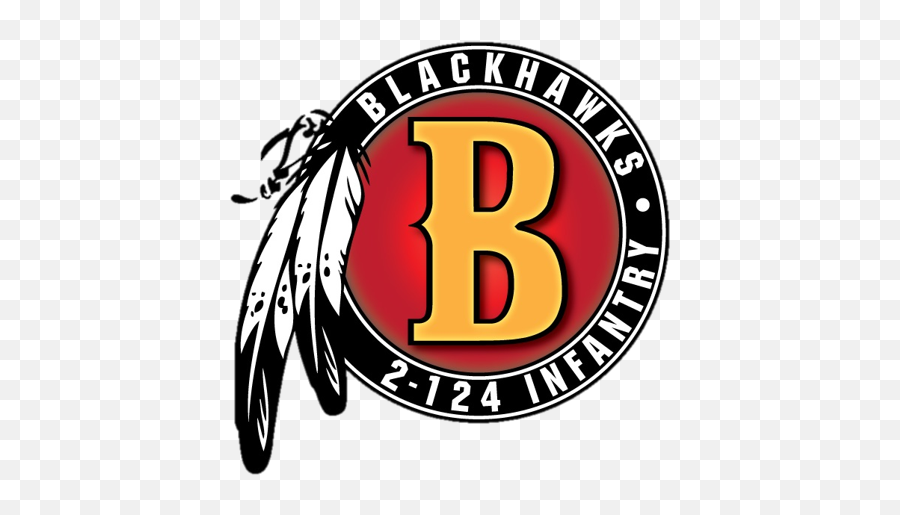 Fileblackhawk Symbol For Company B 2d Battalion 124th - Language Emoji,Blackhawk Logo